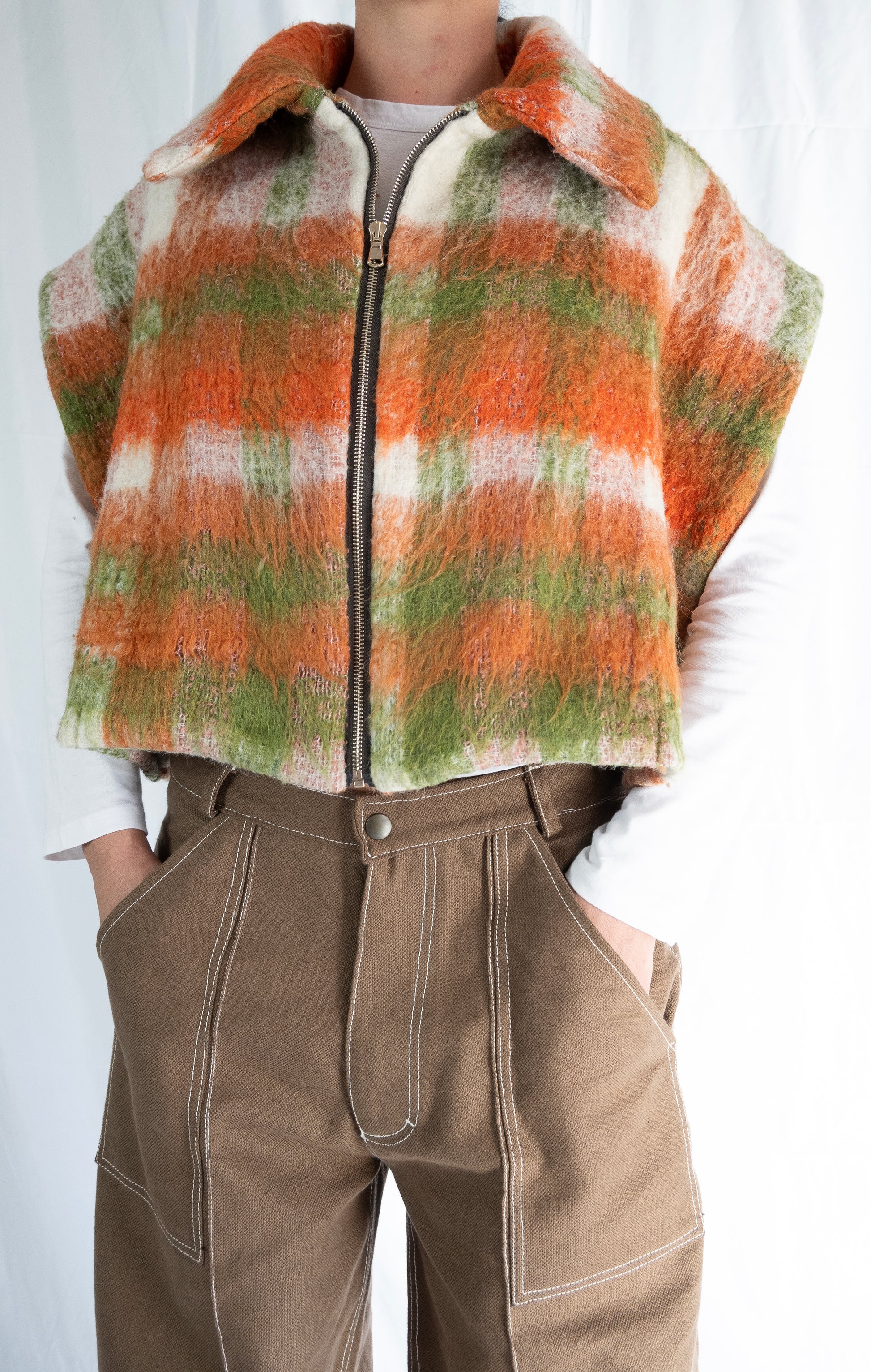 Smanicato over in lana