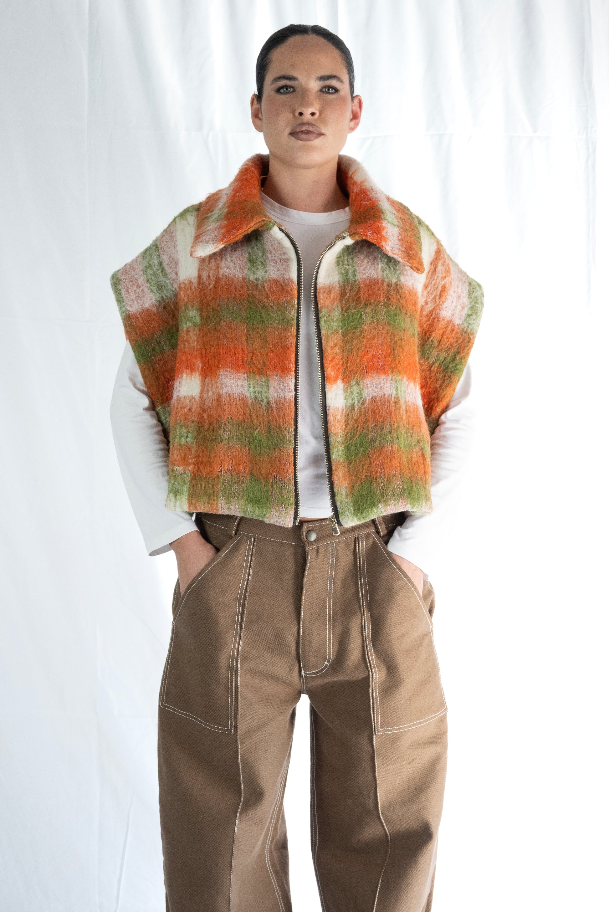 Smanicato over in lana