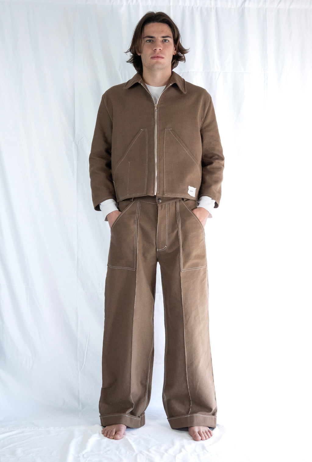 Giacca workwear in cotone