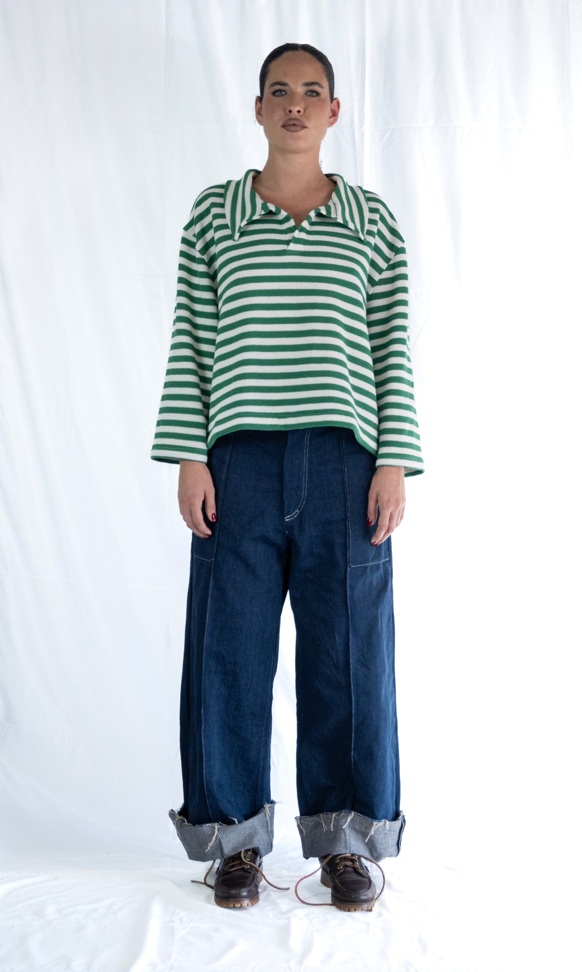 Polo Righe in maglia