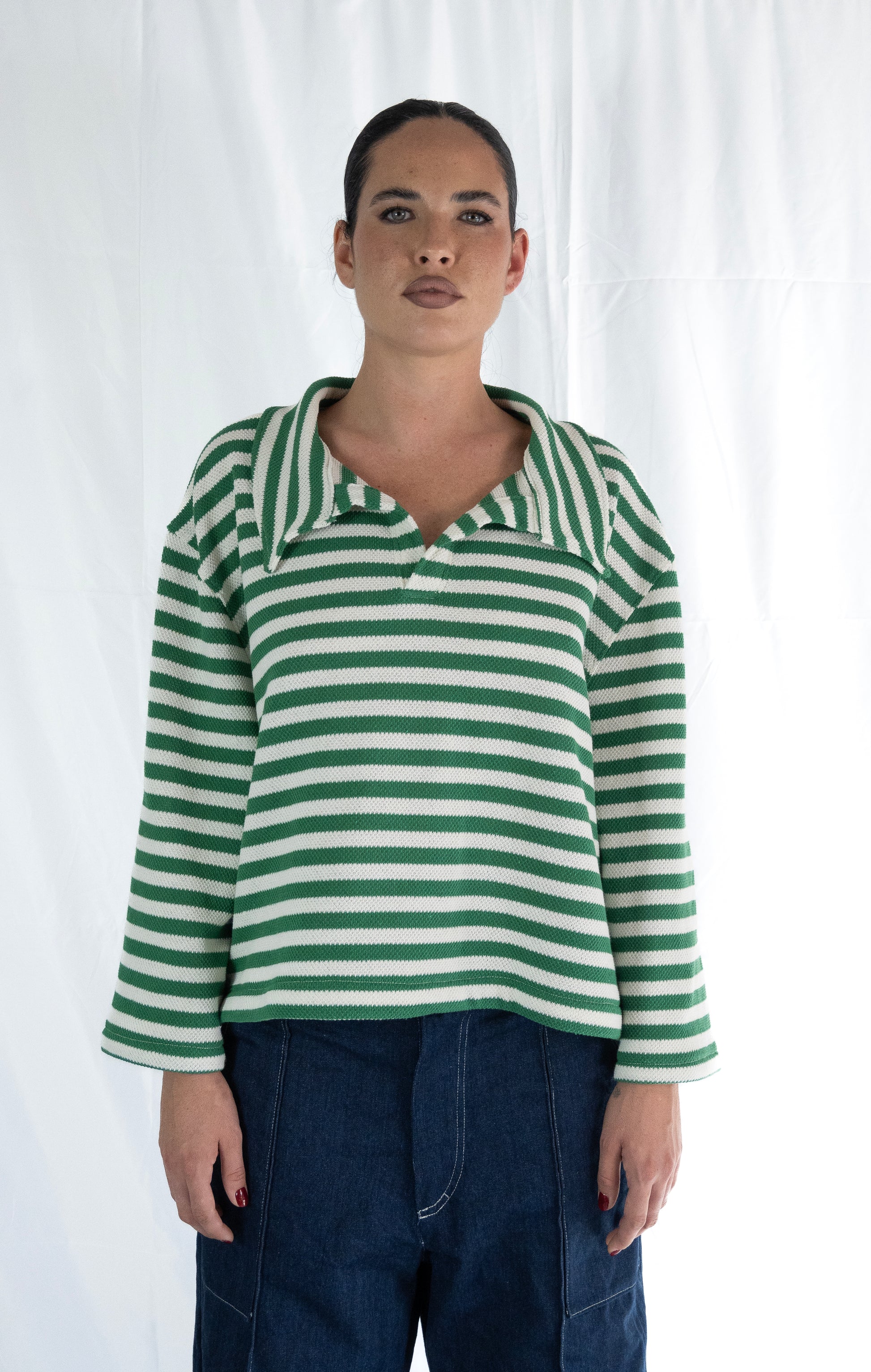 Polo Righe in maglia