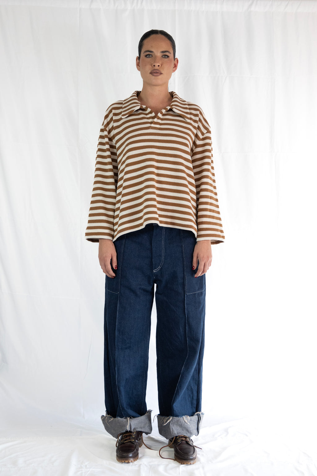 Polo Righe in maglia